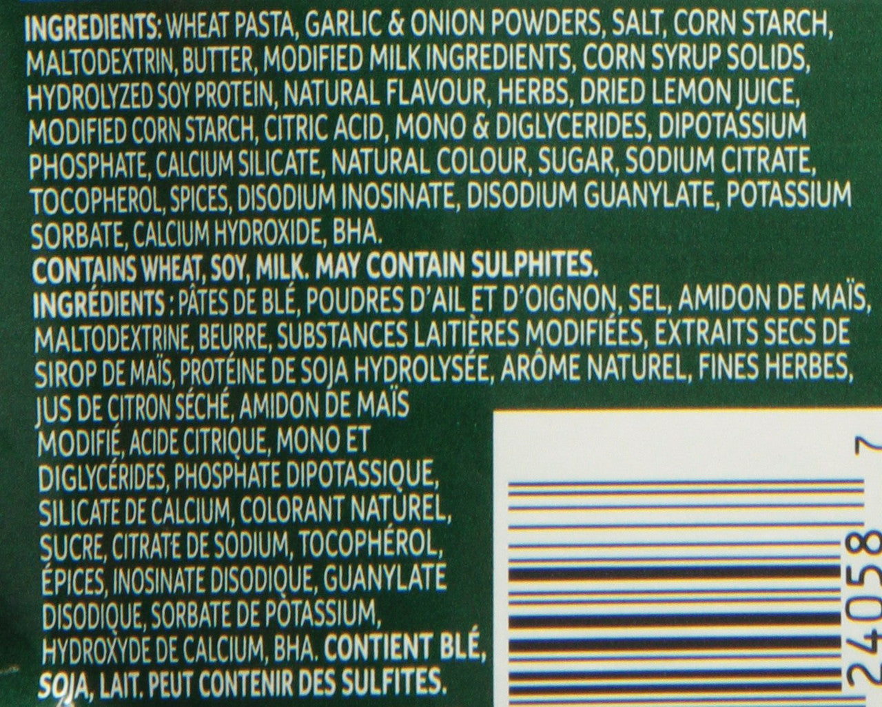 Knorr Sidekicks, Garlic Butter Lemon Pasta, Side Dish, 112g/4oz., 8ct, {Imported from Canada}